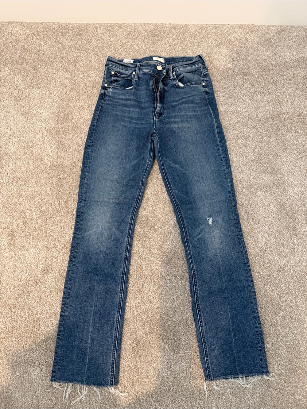 MOTHER Women Jeans Straight Leg - The Dazzler Hoover